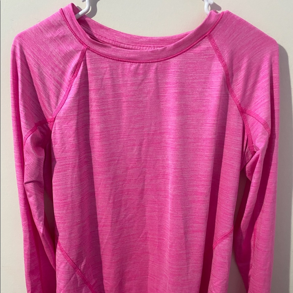 Neon pink athletic t shirt